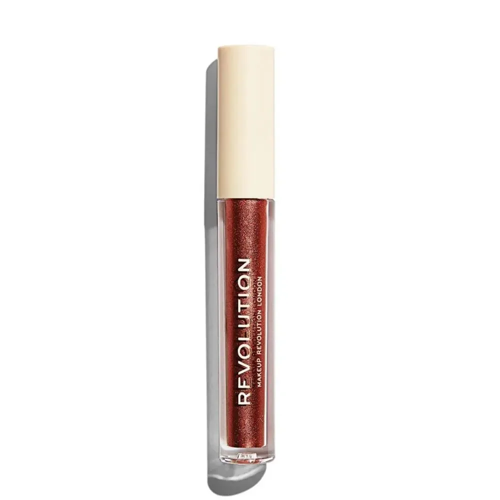 REVOLUTION Nudes Collection Metallic Lip Gloss Pixelated New No Seal